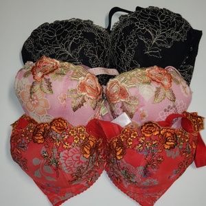 Chuns Fashion Womens Padded Push up Bra (3 pack)